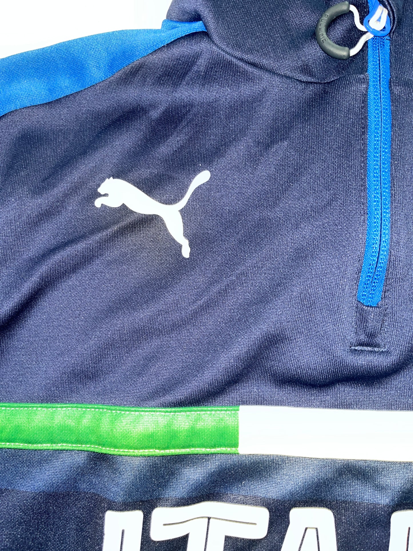 Camisola Puma Half-Zip Retro da Seleção Italiana 2016/17 Tamanho M