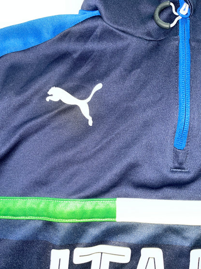 Camisola Puma Half-Zip Retro da Seleção Italiana 2016/17 Tamanho M