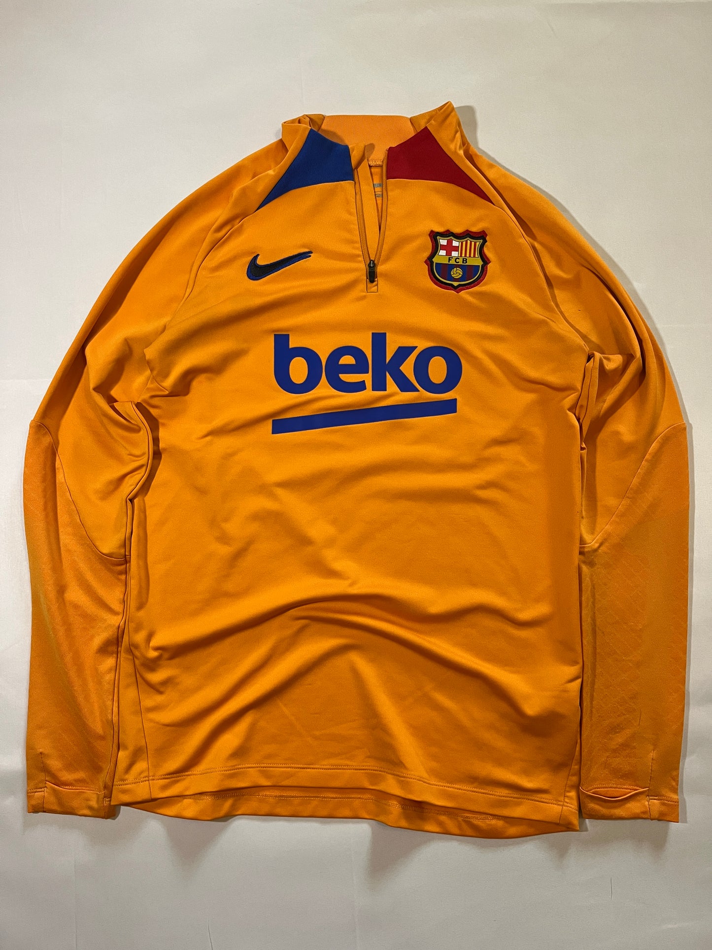 Camisola Nike Barcelona 2021/22 Half-Zip Tamanho S